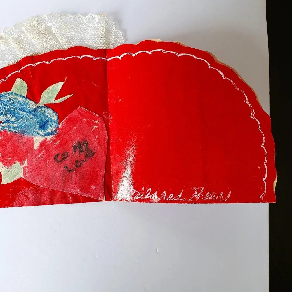 Handmade Valentine circa 1930